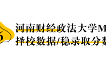 【26 择校保底分】河南财经政法大学 MEM非全学费/录取分数线/录取概率统计/稳上岸分数预测